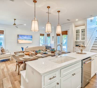 Cook Gourmet Meals in the Spacious Chef's Kitchen