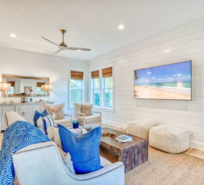 Living Room - Equipped with a Large Flat Screen TV
