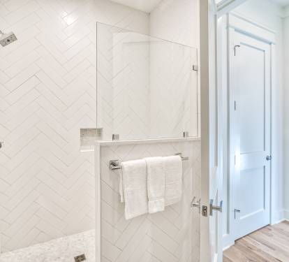 Guest Bathroom - Spacious Walk-In Shower