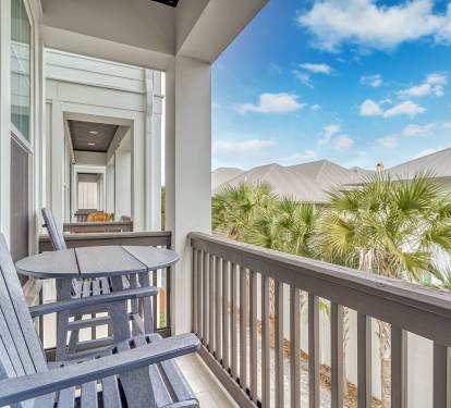 2nd Floor Balcony - Furnished with Exteriors Seating for Four