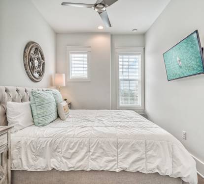 3rd Floor Guest Bedroom - Furnished with a King Size Bed
