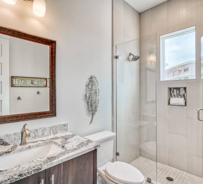 2nd Floor Bunk Room Ensuite - Featuring a Walk-in Shower