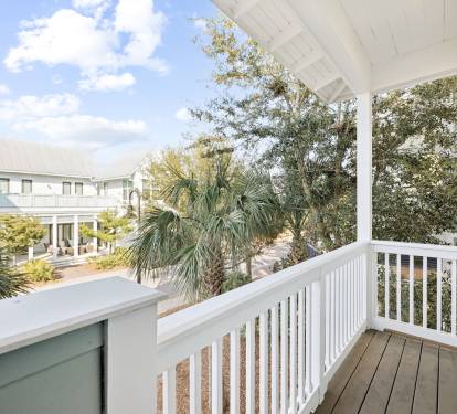 Private Balcony Off the King Guest Suite