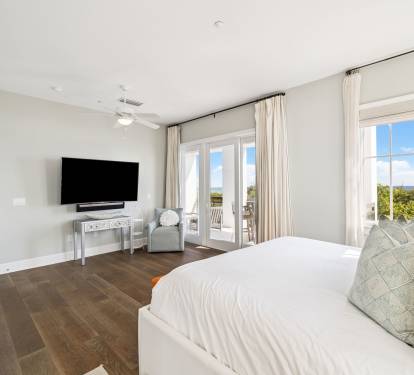 Primary King Suite - Flat-Screen TV + Gulf-Front Balcony Access