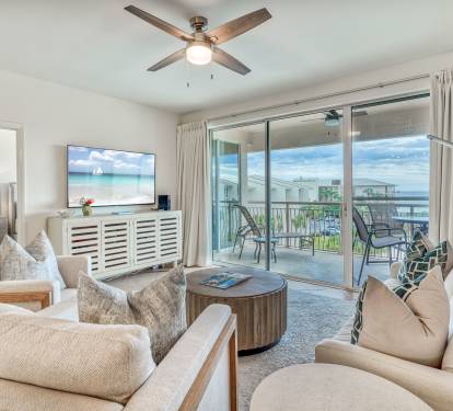 Living Room - Equipped with a Large Flat Screen TV