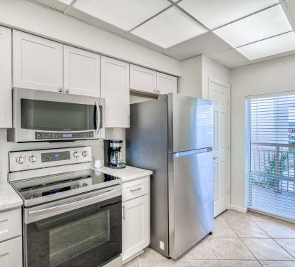 Kitchen - Equipped with Stainless Steel Appliances