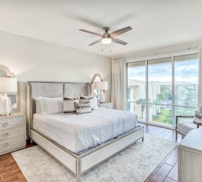 Primary Suite - Furnished with a King Size Bed