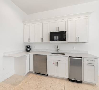 1st Floor Kitchenette - Mini Fridge & Stand-Alone Ice Maker