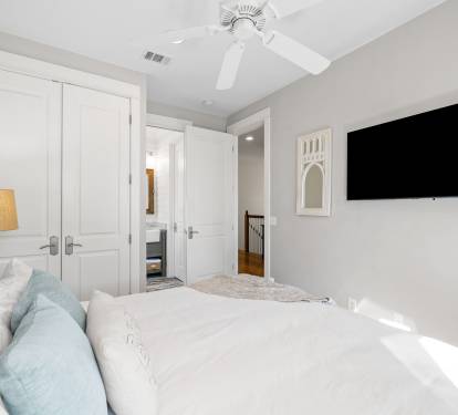 2nd Floor Primary Suite - Featuring a Flat Screen TV