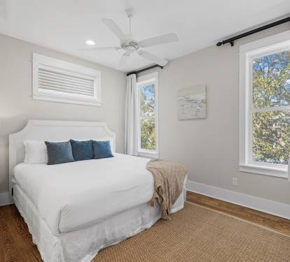2nd Floor Guest Bedroom - Furnished with a King SIze Bed