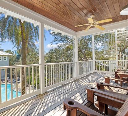 2nd Floor Balcony - Offering Seating for Five