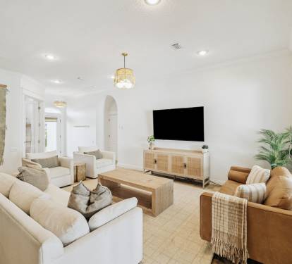 Bright & Airy Living Area with Ample Seating!