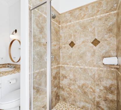 Shared Guest Bathroom - Walk-In Shower