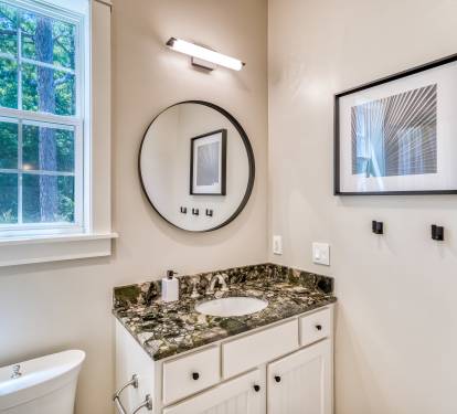 1st Floor Guest Bathroom - Single Vanity