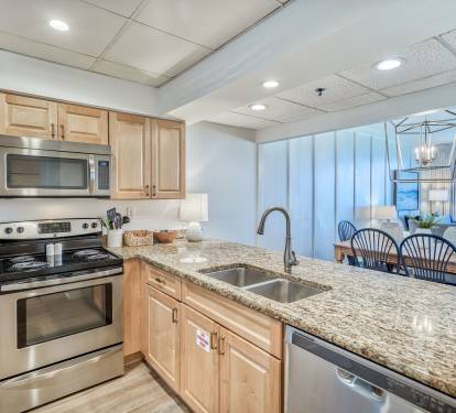 Cook Gourmet in the Spacious Kitchen