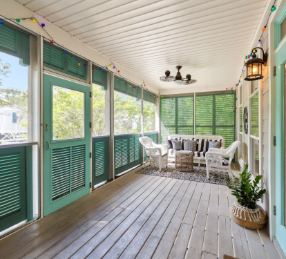 Enjoy Your Morning Coffee on the 2nd Floor Screened Porch!