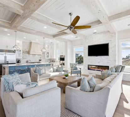 Cozy Up By the Electric Fireplace & Enjoy a Movie Night!