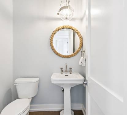 2nd Floor Powder Room - Located Off the Kitchen
