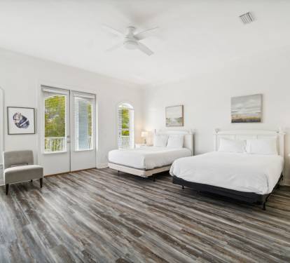 2nd Floor Guest Bedroom - Two Queens