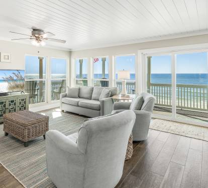 Living Room Chairs and Ocean View