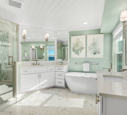 Primary Suite - Tub and Shower