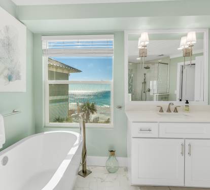 Primary Suite - Tub and Shower