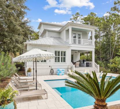 Soak Up the Sun on Poolside Loungers