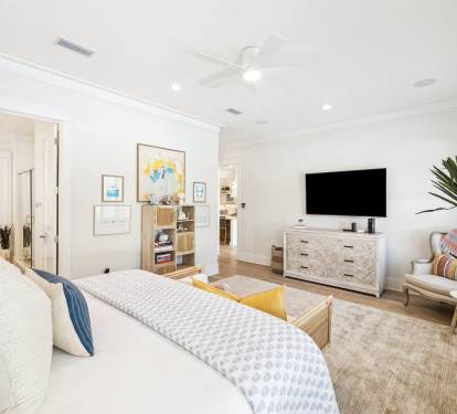 Primary King Suite - Equipped with a Flat-Screen TV
