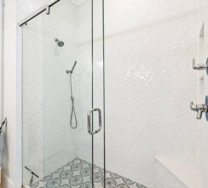 Primary King En-Suite - Oversized Walk-In Shower
