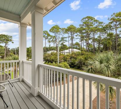 Private Balcony Off the Queen Guest Suite