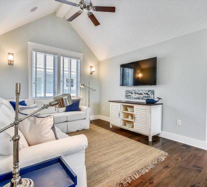 A central gathering space where everyone can relax together.