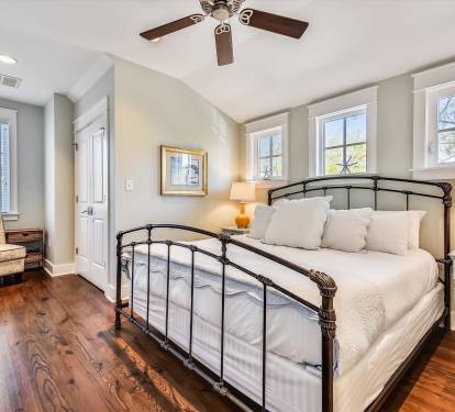 Luxury meets relaxation in this second floor king guest room