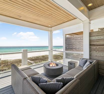 Unwind By the Fire & Take in the Endless Views
