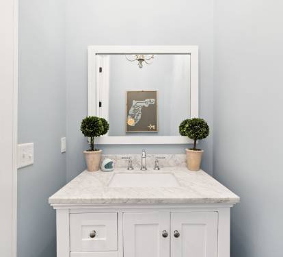 Powder Room - Conveniently Located Off the Living Area