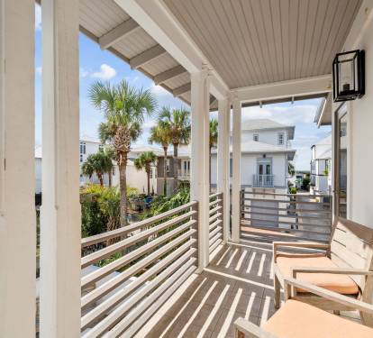 Enjoy Morning Coffee & Evening Cocktails on the Balcony