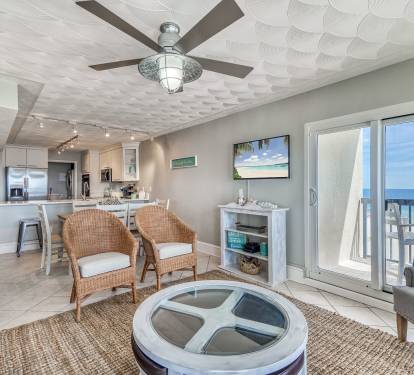 Living Room - Equipped with a Large Flat Screen TV