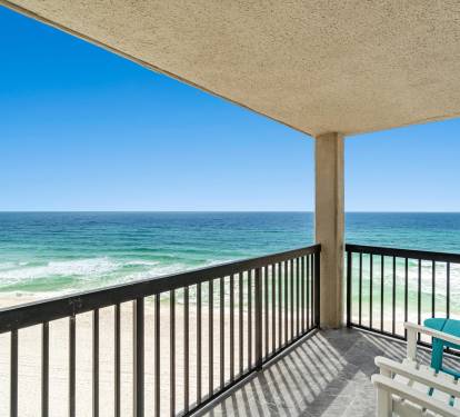 Balcony Views - Corner Unit with Unobstructed Gulf Views