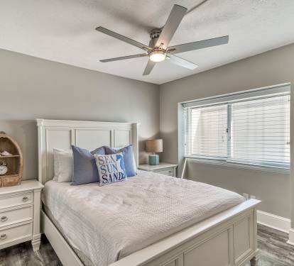 Guest Bedroom - Furnished with a Queen Bed