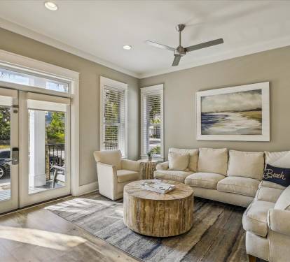 Well Lit Living Area