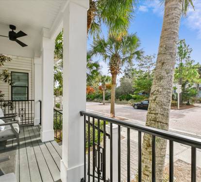 Covered Front Porch for Morning Coffee!