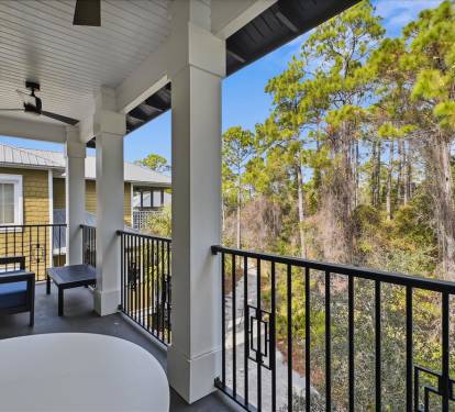 Enjoy Nature Trail Views on the 2nd Floor Primary Suite Balcony!