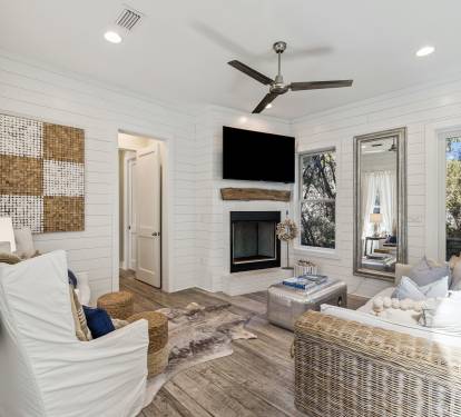 Unwind in the Cozy Living Area & Enjoy a Movie Night!