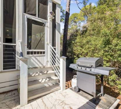 Fire Up the Grill Off the Screened-In Porch!
