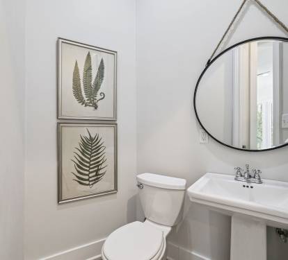 Conveniently Located 1st Floor Powder Room