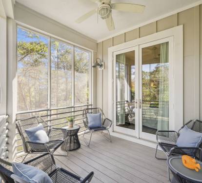 Enjoy Peaceful Relaxation on the 2nd Floor Balcony!