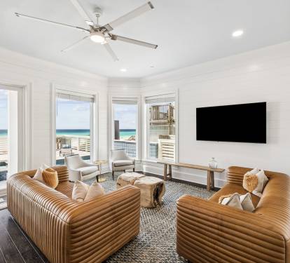 Gather in the 1st Floor Living Area - Offering Direct Access to the Pool Deck!