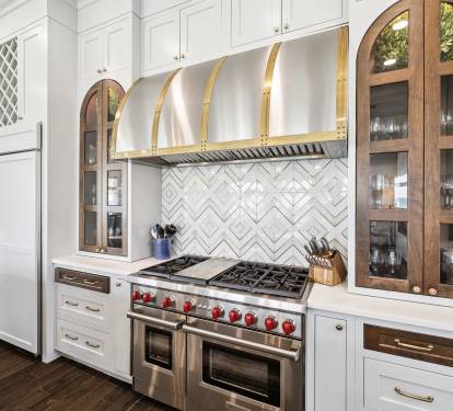 Stunning Chef's Kitchen Offering Stainless Steel Appliances