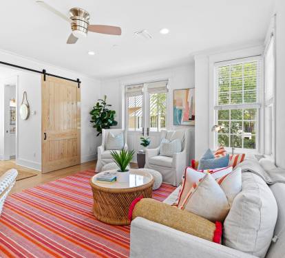 Open & Airy Living Area