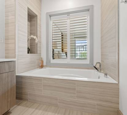 Relax in the Oversize Soaking Tub