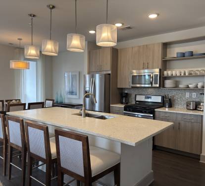 Spacious and Well Lit Kitchen